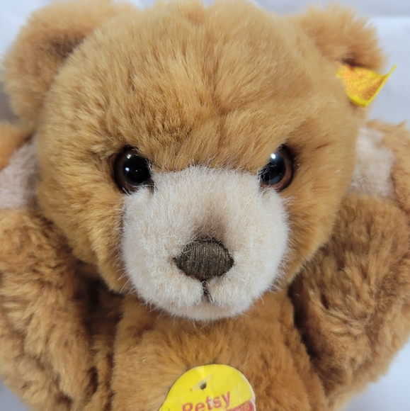 Vintage Steiff Petsy Plush Bear Joint Squeaker Working West Germany 0230/28 - Picture 5 of 8